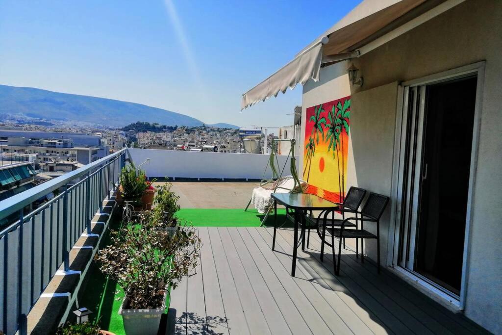 Rooftop Studio, Acropolis View! Athens Exterior photo
